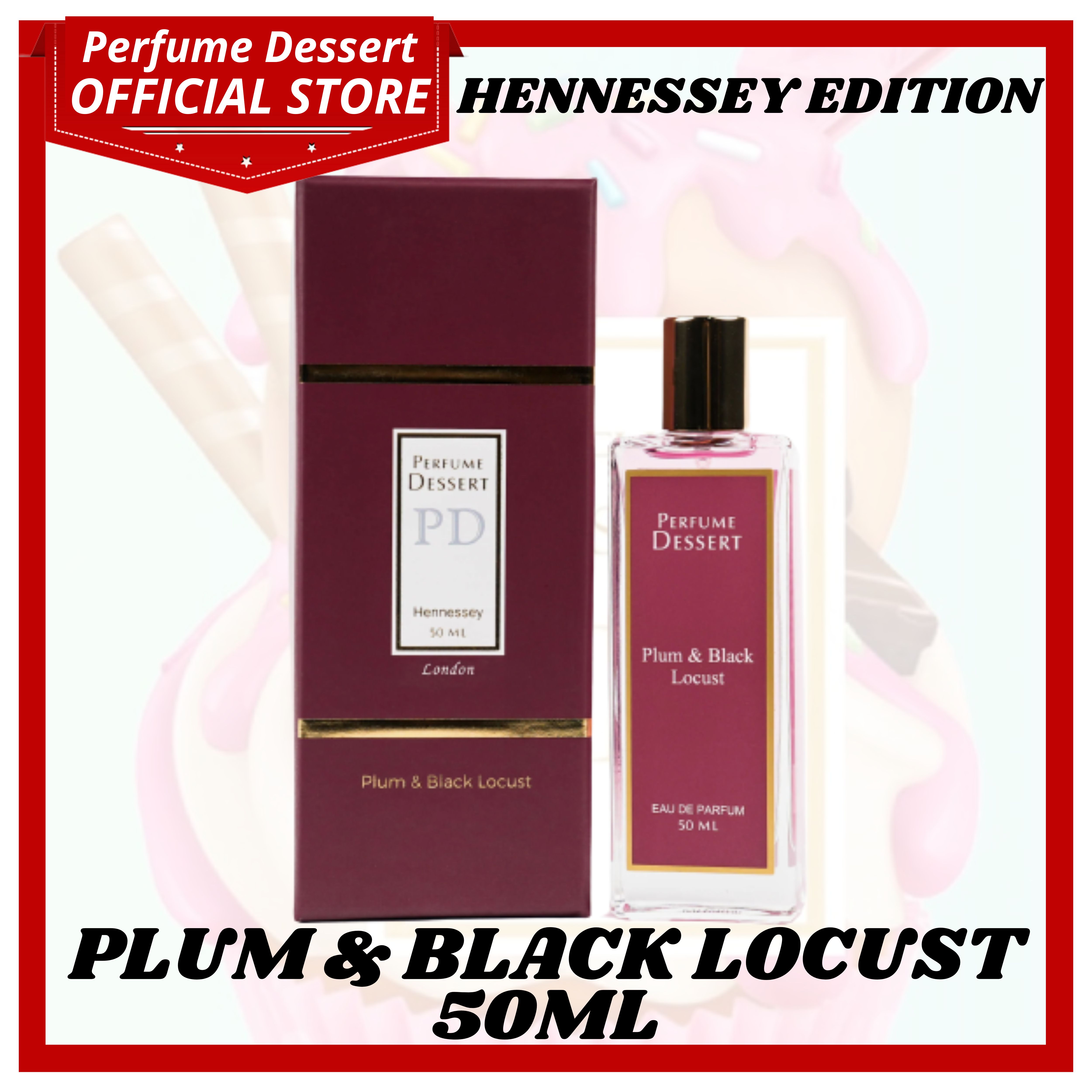 (w/ free 30ml) Perfume Dessert London Plum & Black Locust 50ml