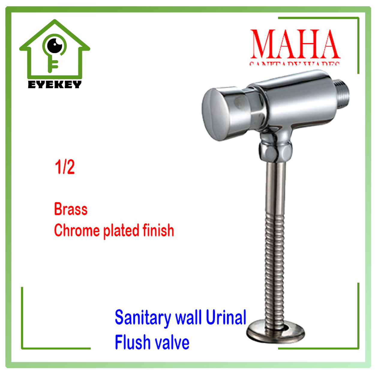 Sanitary ware urinal flush valve 1/2 valve Chrome finish MAHA 116