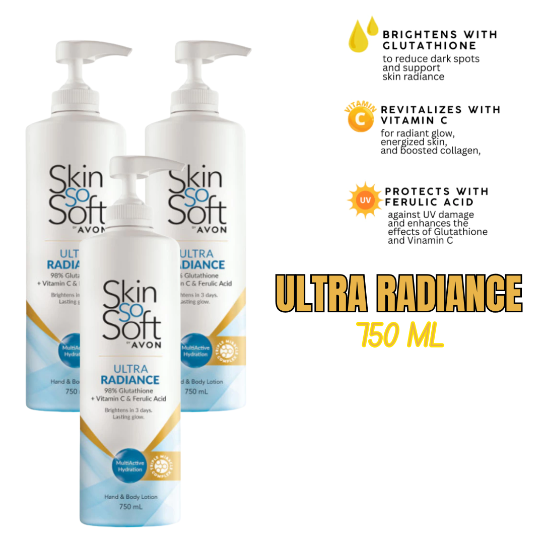 avon skin so soft soft and white glutathione Original Ultra Radiance 720ml Hypoallergenic Anti-Aging Lotion Non-Sticky Spf 41-50 Lotion Cruelty-Free Body Lotion - Lazada Antioxidant Activity with Increased