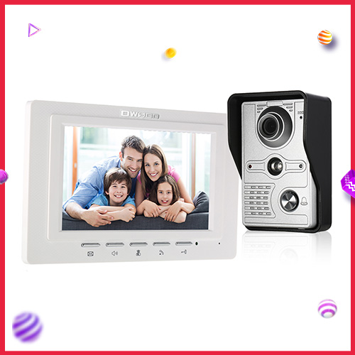 【IN STOCK】OWSOO inch Wired Video Doorbell Indoor Monitor with IR-CUT  Rainproof Outdoor Camera Visual Intercom Two-way Audio Remote Unlock Video  Door