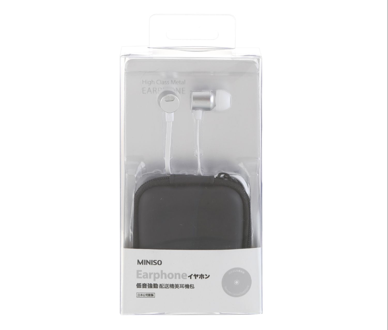 MINISO Metallic In Ear Wired Earphones Tpe Material Earphones