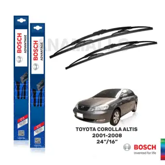 toyota corolla 2013 wiper blade size