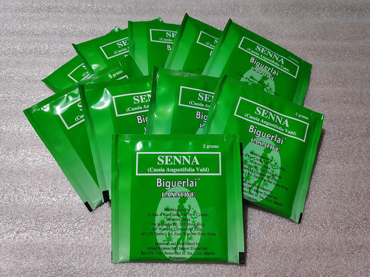Senna Biguerlai Laxative Slimming Tea 2g by 25's review and price
