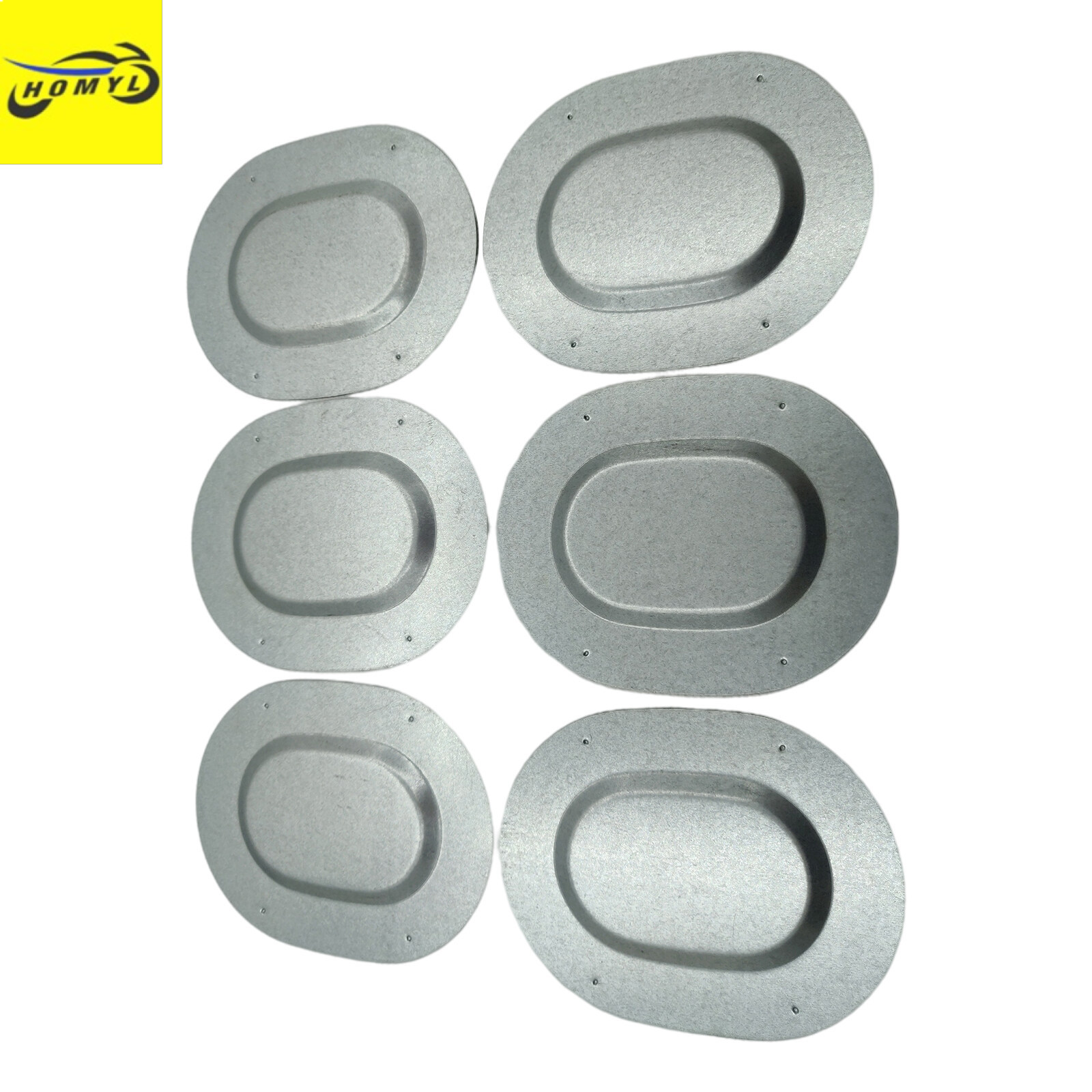 Homyl 6Pieces Trunk Floor Pan Drain Plugs Set, Oval Drain Plug