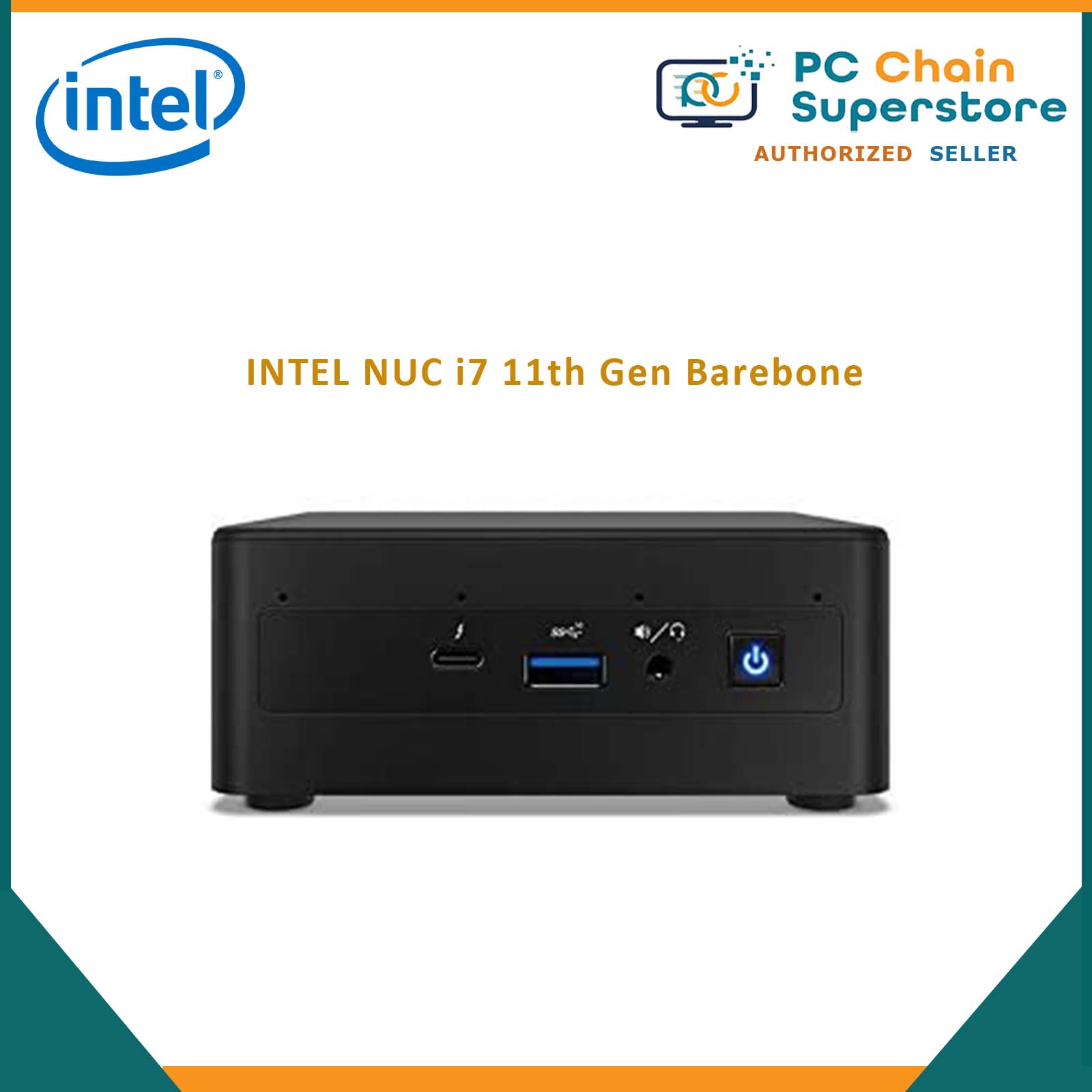 Intel NUC11PAHi7 Home ＆ Business Mini Desktop i7-1165G7 4-Core, 8GB RAM, 2T  グラフィックボード、ビデオカード