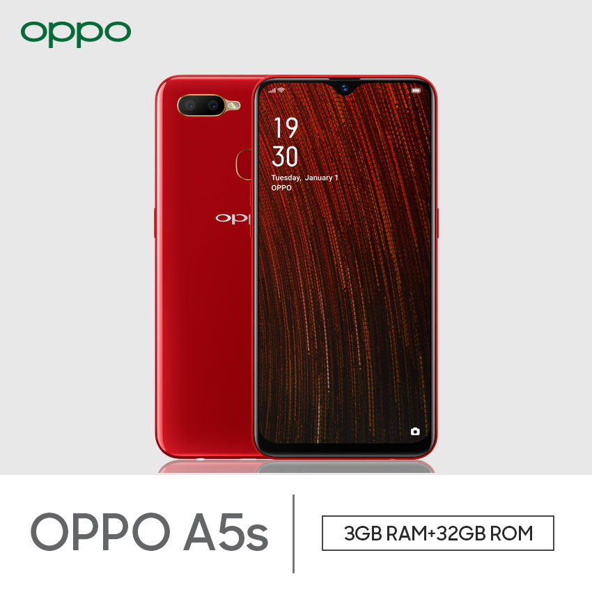Oppo A5s 6 2inch Waterdrop Screen Cellphone 3gbram 32gb Rom 4230mah Battery Dual Sim Dual Rear Camera 13mp 2mp Smartphone Lazada Ph