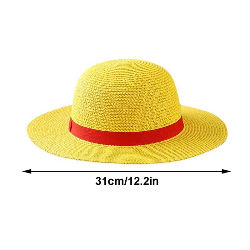 【In Stock】 Luffy Straw Hat One Piece Protagonist Anime Cosplay Men
