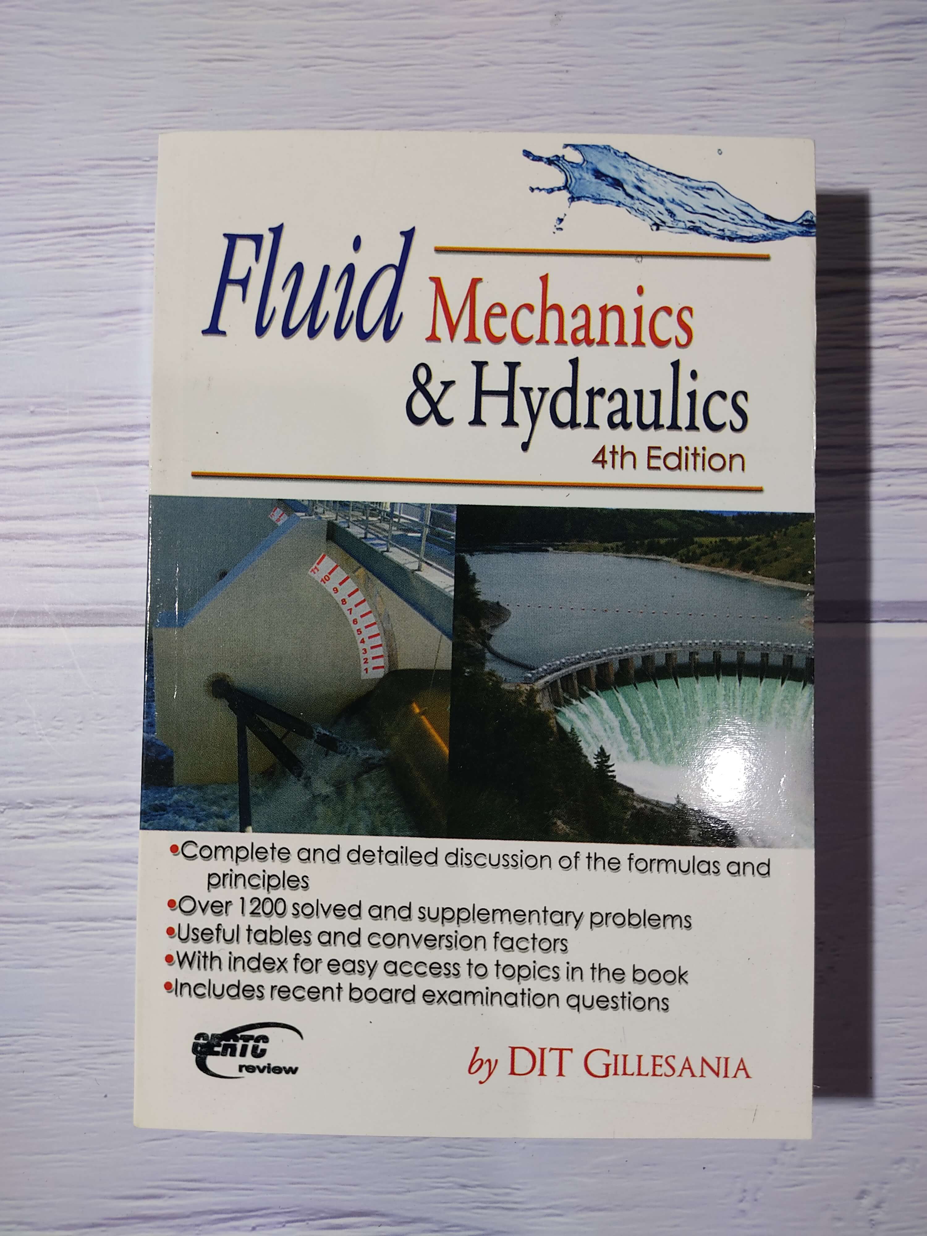Fluid Mechanics and Hydraulics (4th Edition) by Dit Gillesania Lazada PH