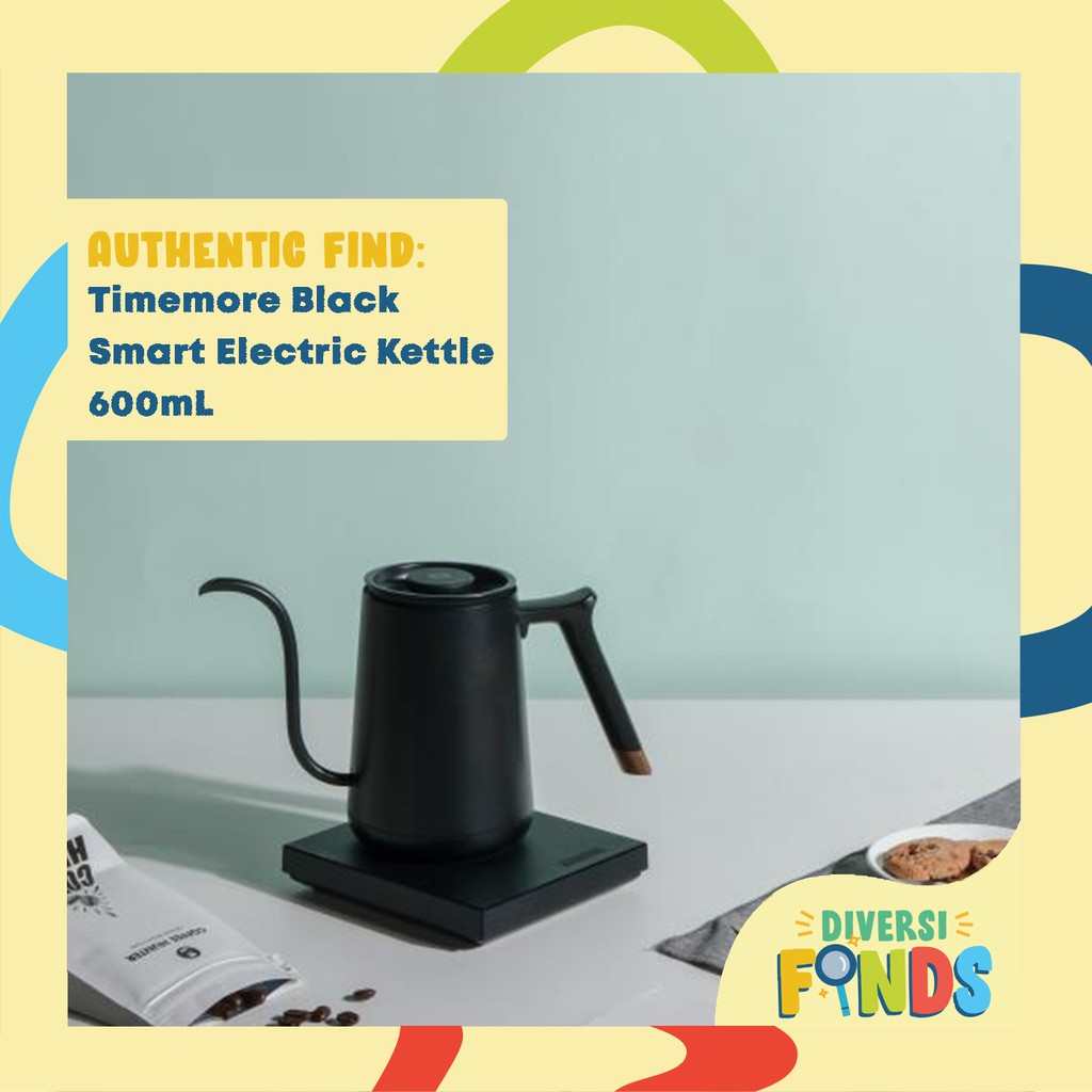 GENUINE TIMEMORE Fish Smart Electric Pour Over Kettle 600ml THIN