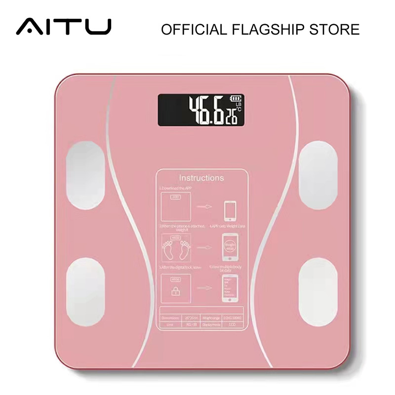 AITU F6 Smart weight scale. Body fat and health measurement digital