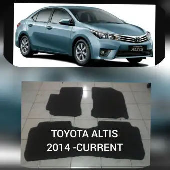 Toyota Altis Nomad Rubber Car Mat With Piping 2014 2019 Toyota