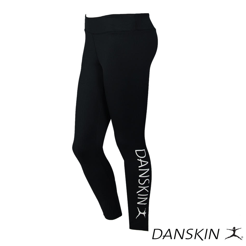 Danskin Black Body Fit Leggings w/ Pocket for Workout Gym Sports