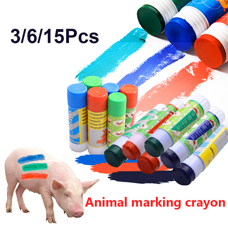 3/6/15Pcs Farm animals marker Pig marker Piglet marker Animal crayon