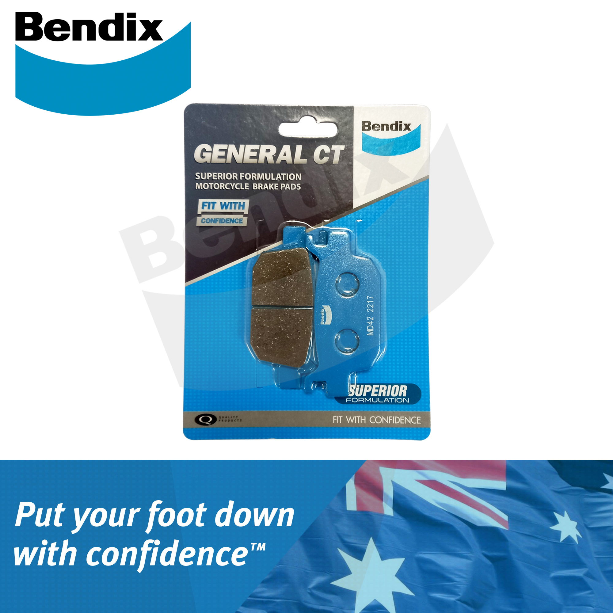 Bendix Motorcycle Brake Pads Rear for ADV 150, PCX 150i, PCX 160 ABS