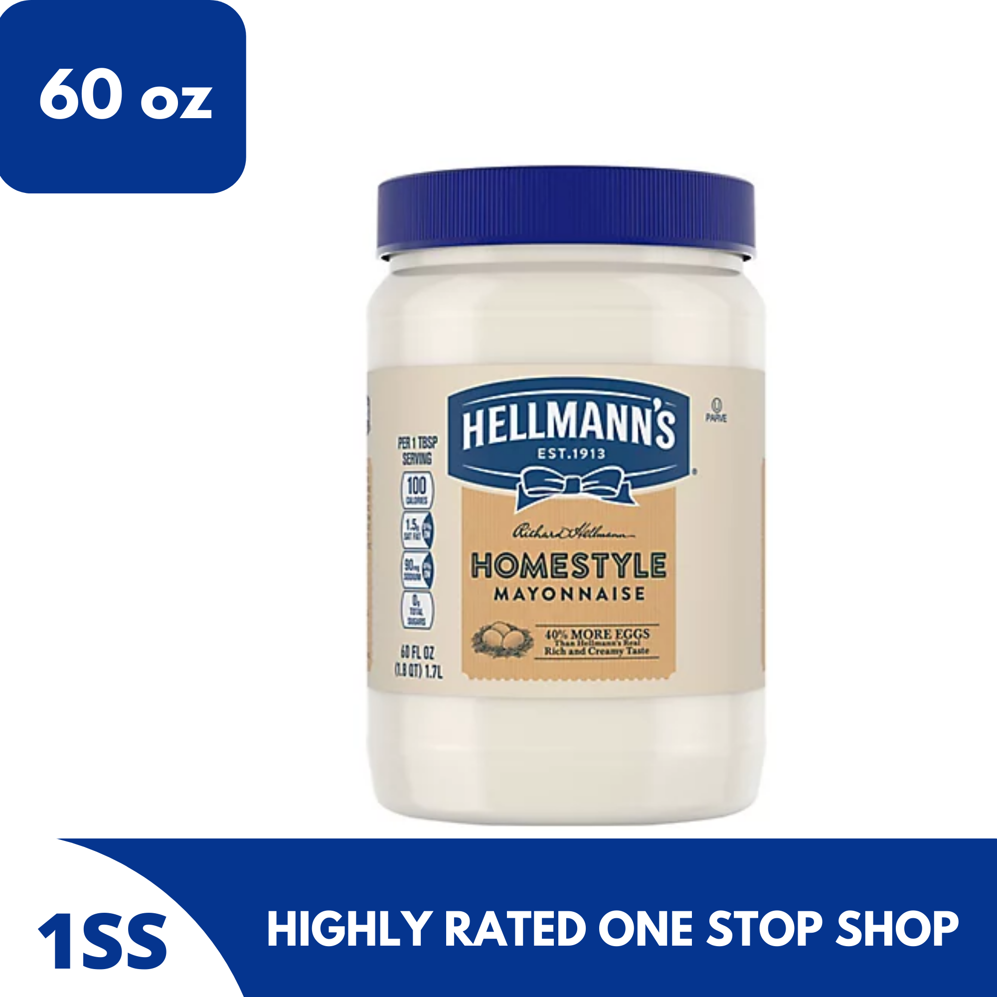 Hellmann's Homestyle Mayo, 60oz Lazada PH
