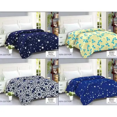 Love Late Home COD Korean cotton and makapal blanket kumot double king size home decor(180cm*220cm)