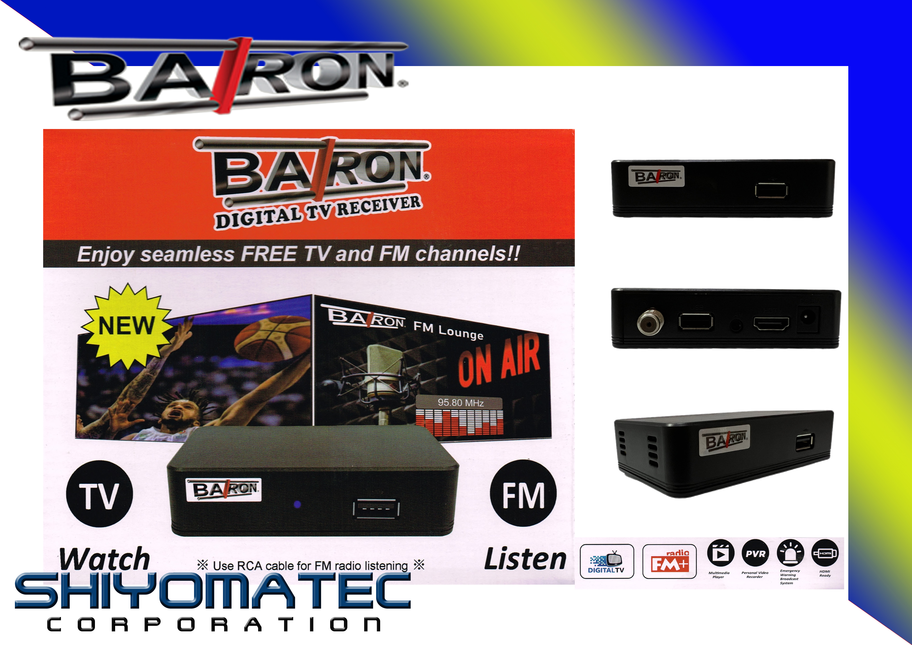 Baron Digital TV Receiver Box mini
