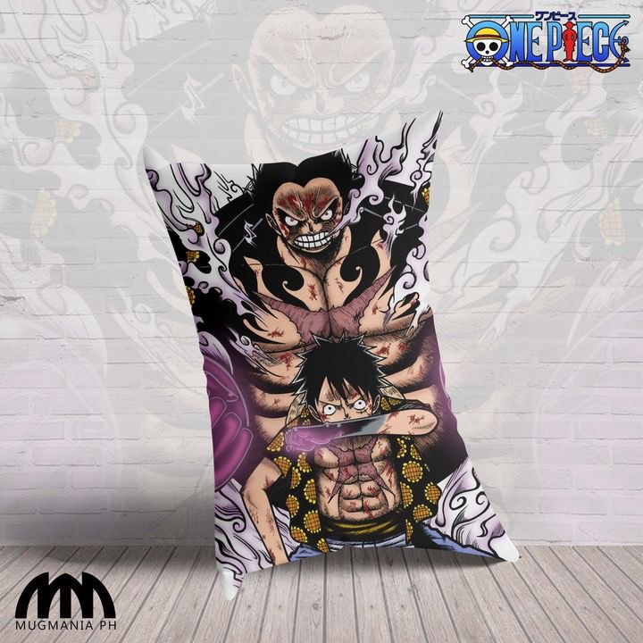 Anime One Piece Mugmania Luffy Gear 4 Pillows (Available in 3 Sizes