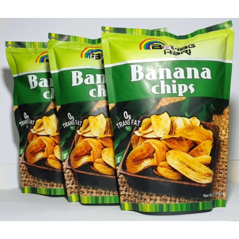 Bundle of 3 Bahaghari Banana Chips 100g each Lazada PH