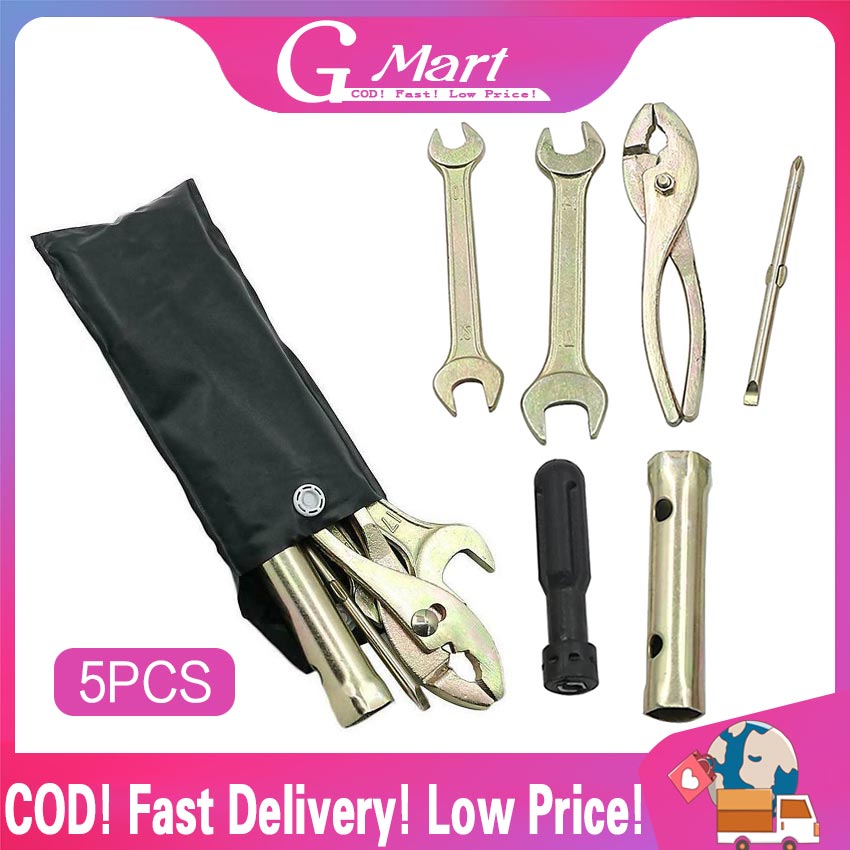 5 Pcs/set Motorcycle Repair Tool Set Pliers Wrench Plug Motorcycle