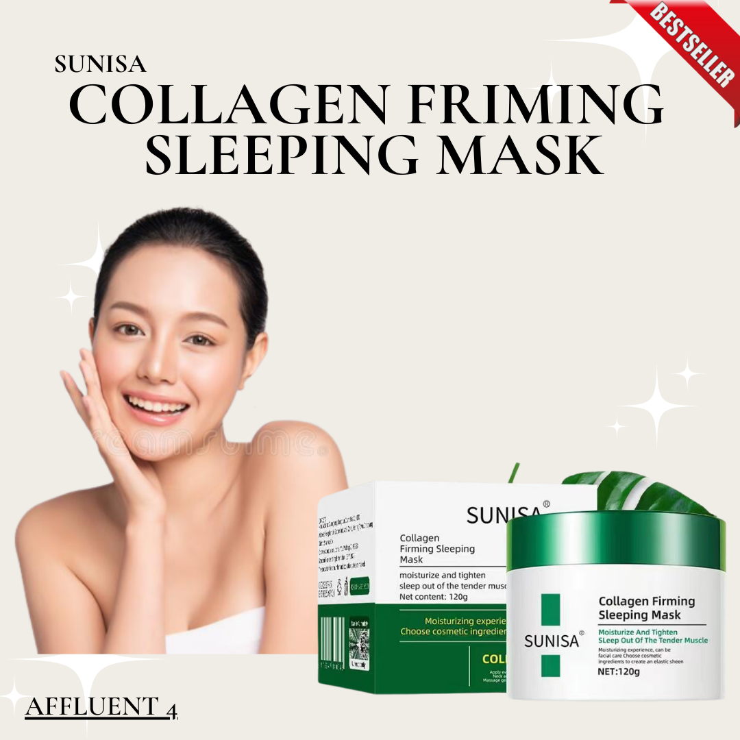 SUNISA Collagen Firming Sleeping Mask Moisturizer and Tighten Sleep Out of the Tender Muscle