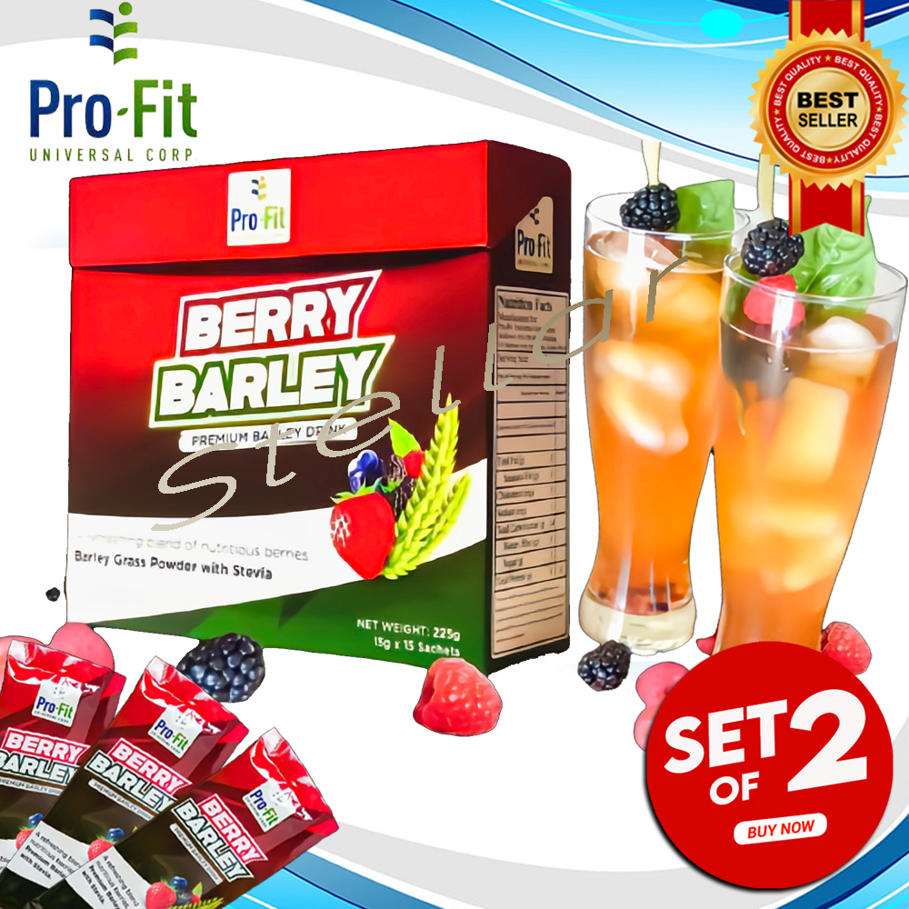 SET OF 2! 1 BOX 15 Sachets Profit Berry Barley - Original Premium