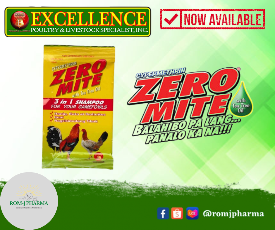 EXCELLENCE ZERO MITE 3INA SHAMPOO 1PIECE ROMJ PHARMA Lazada PH