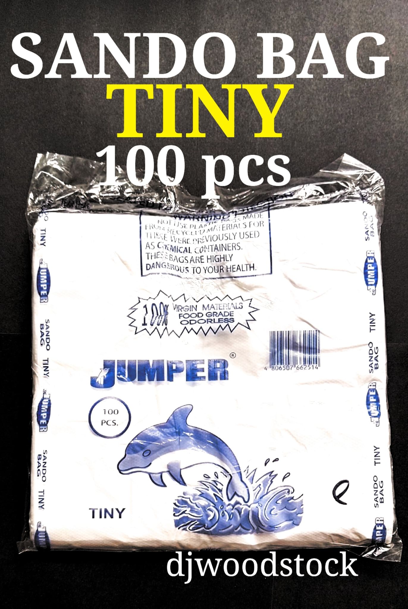 JUMPER SANDO BAG TINY WHITE 100 pcs Lazada PH