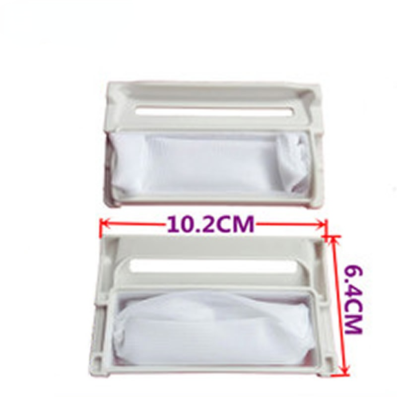 2 Pack Universal Washing Machine Lint Filter Bag for LG（10.2 X 6.4CM） 