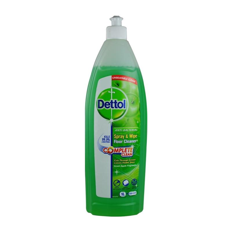 Dettol Spray & Wipe Green Apple Floor Cleaner 1L Lazada PH