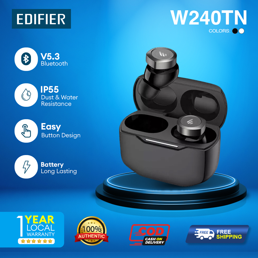 Edifier W240TN - True Wireless Noise Cancellation In-Ear Headphones ...