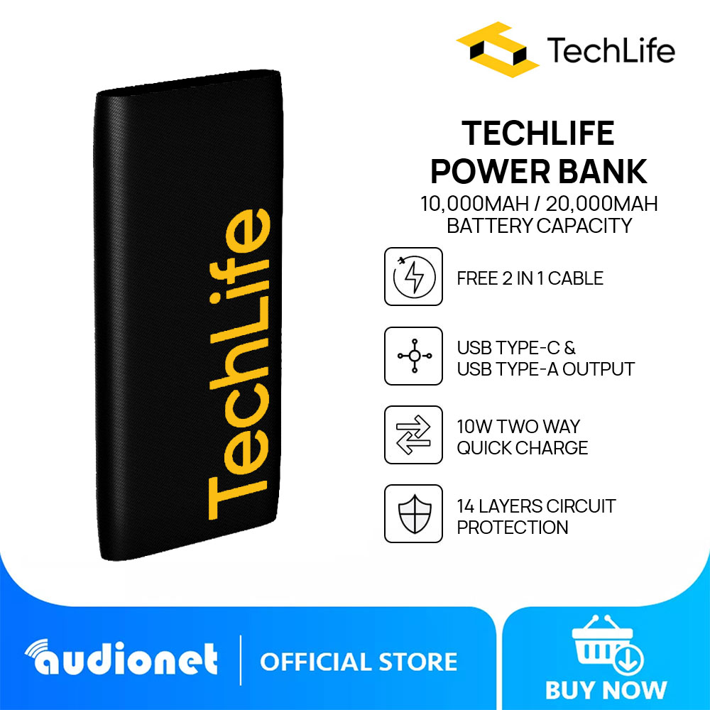 Realme TechLife Power Bank 10,000mAh / 20,000mAh TwoWay 10W Fast