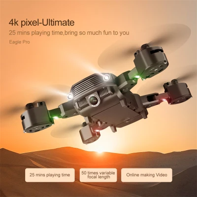 Drone 4K HD drone Dual Cameras Drone Quadcopter Lightweight Folding Drone FPV Wifi Drones Professional Quadcopter Hold Mode Dual Cameras Boy Toy
