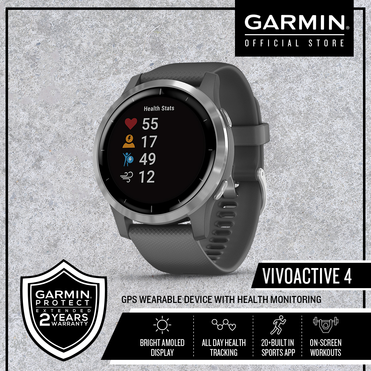 garmin vivoactive 3 music warranty
