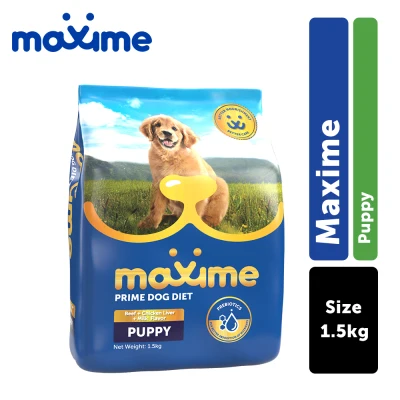 Maxime Dry Dog Food - Puppy (Beef, Chicken Liver & Milk)