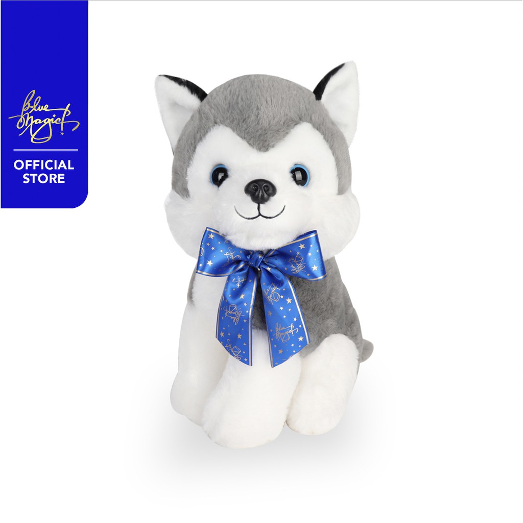 Blue Magic Husky Stuffed Toy 