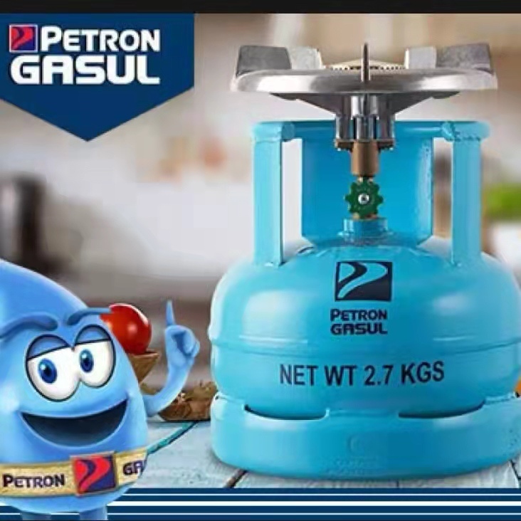 JLRHX Gasulette Super Kalan Burner Original Shine Brand 2.7kg Gasul