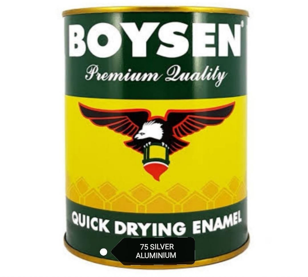 1 GALLON BOYSEN SILVER FINISH ALUMINUM PAINT 4LITERS ( Limit Your Order ...