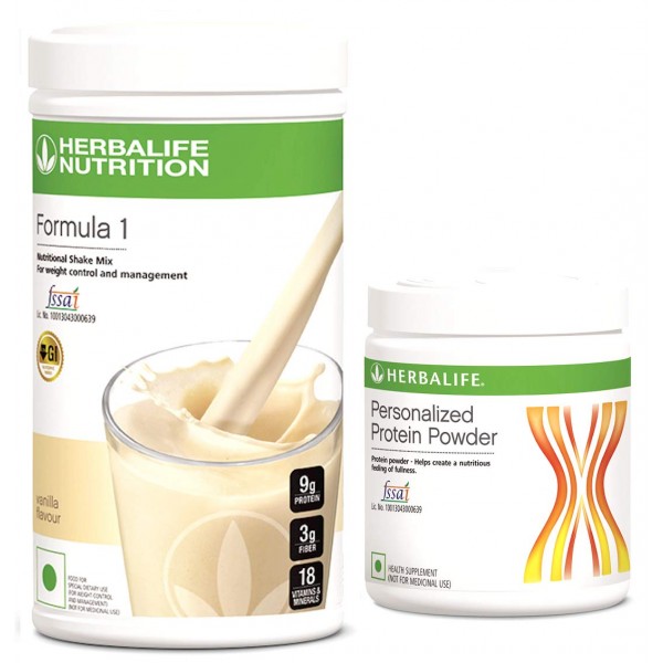 Herbalife Meal Replacement Shake Combo (french Vanilla & Protein Powder 