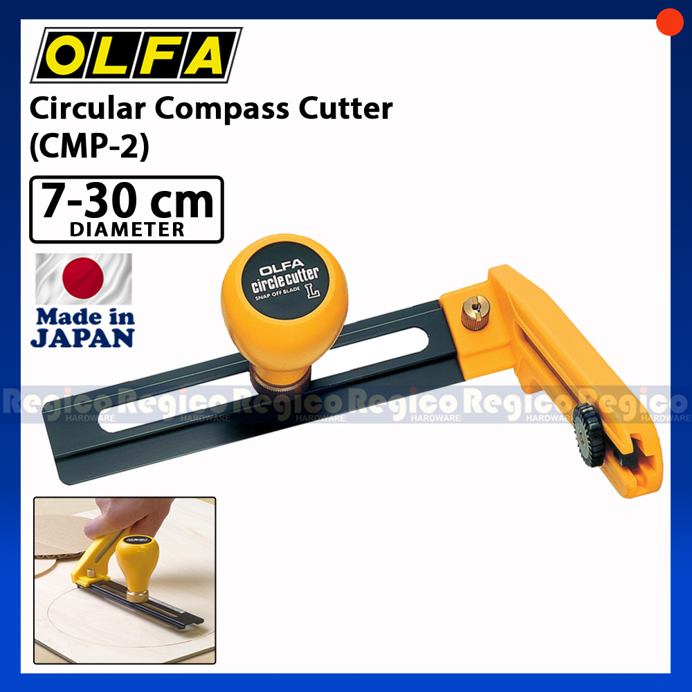 OLFA CMP-2 Heavy-Duty Compass Circle Cutter