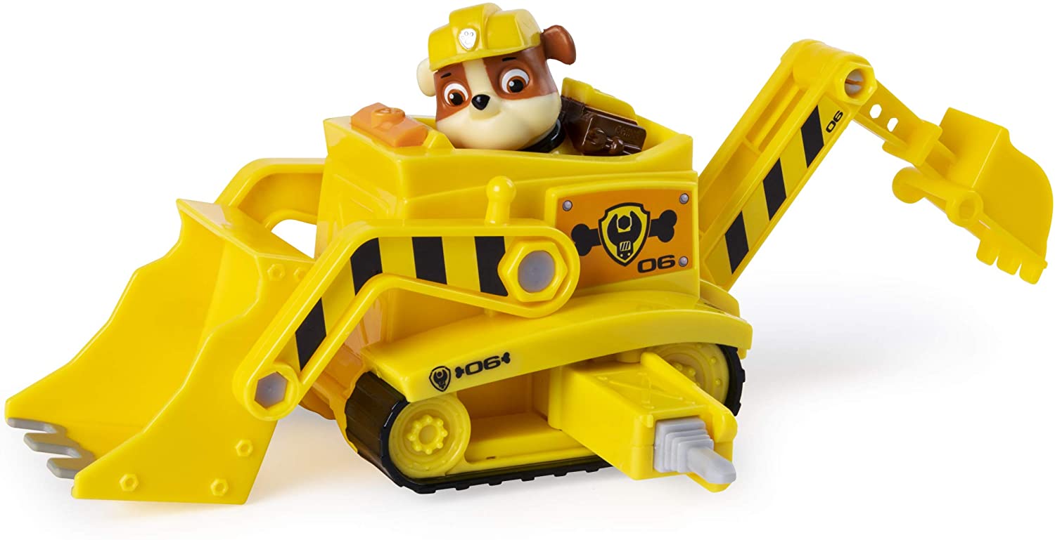 PAW PATROL 6045902 Rubbles Transforming Bulldozer with Pop-out Tools for Ages 3 and Up