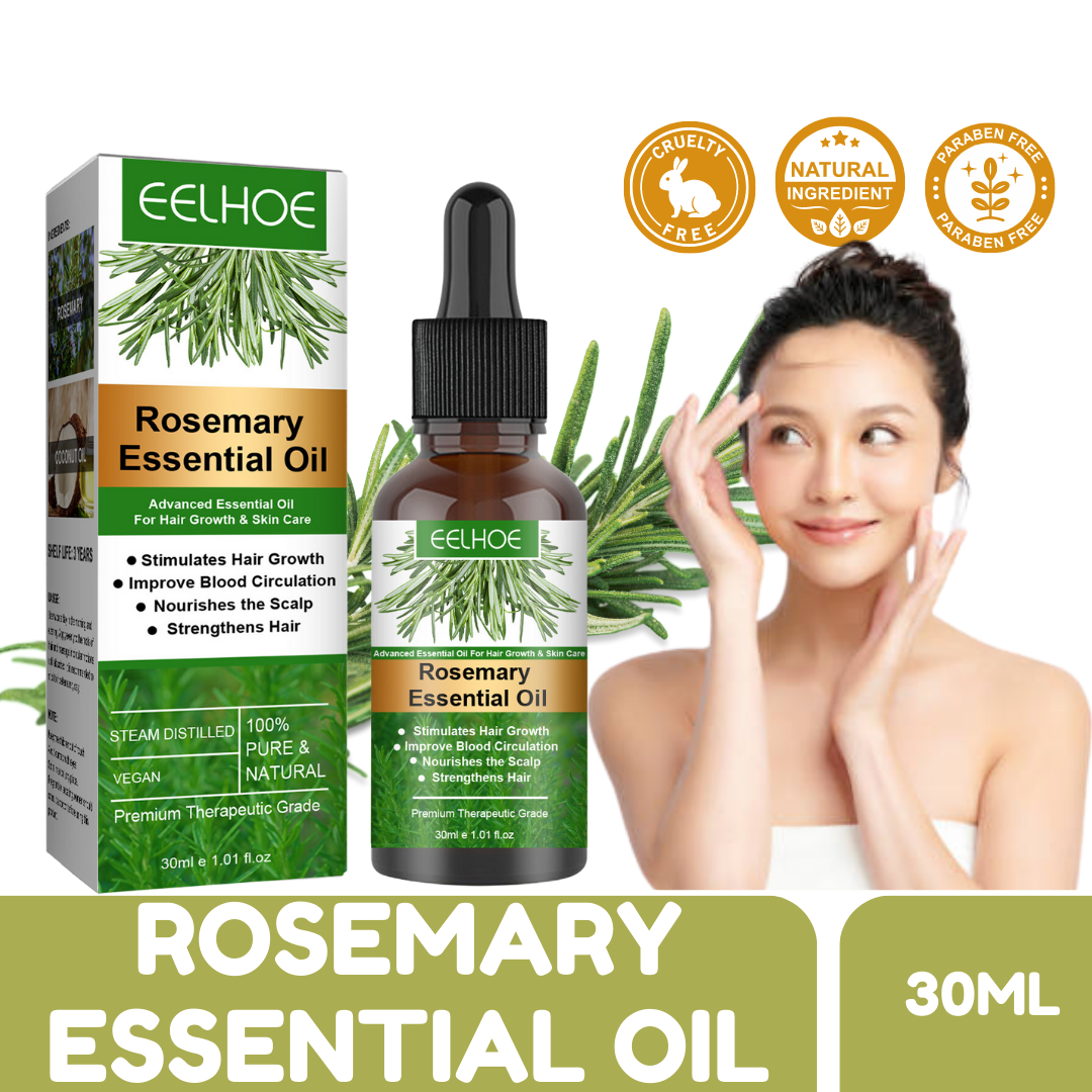 Authentic Rosemary Hair Growth Essential Oil Anti Hair Loss Fast Regrowth Essence Aromatherapy 9066