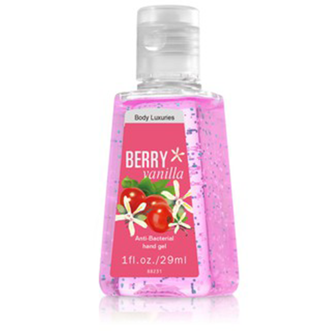 bath and body works vanilla berry sorbet hand sanitizer