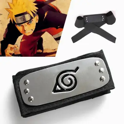 Naruto Head Protector Headgear Headband For Cosplay