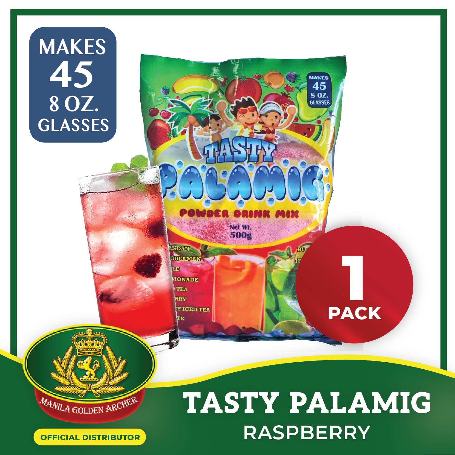 Tasty Palamig Powder Mix (Raspberry)1-pack | Lazada PH