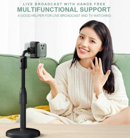 Retractable Mobile Phone Stand For Net Class Live Broadcast Phone Holder Desk Table Clip Bracket Table Cell Phone Support Holder Mount