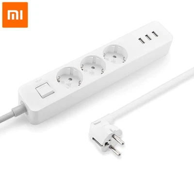 XIAOMI Mi Power Strip 5V 3 Sockets Outlet with 3 USB Charging Port Outlet Electric Extension EU Plug Model:XMCXB04QM