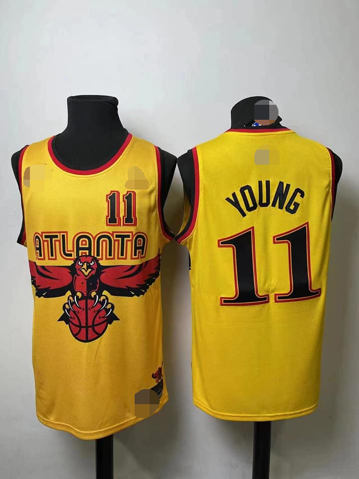 Yellow Jersey Hawks City Jersey 2021 Atlanta Hawks City Edition