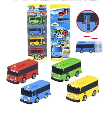 4in1 TAYO BUS Bus Toys for Kids (the door can be opened)