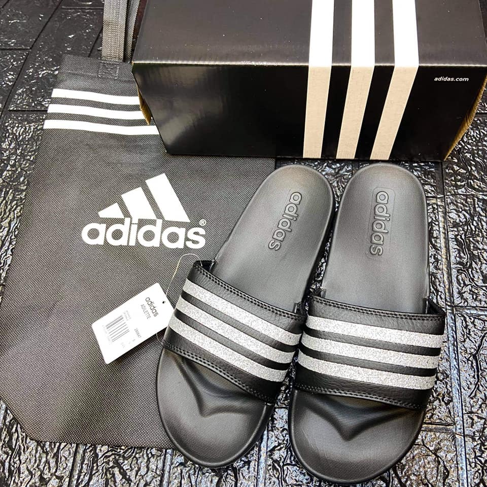 adilette glitter slides